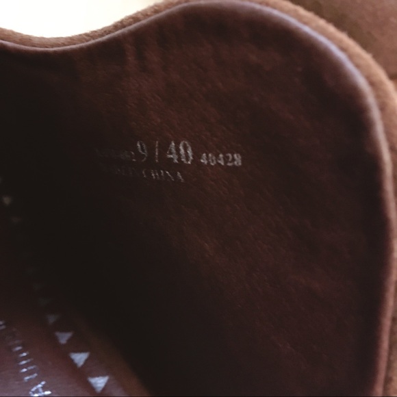 New Chinese Laundry Brown Western Mules Suede 9 - Picture 5 of 8
